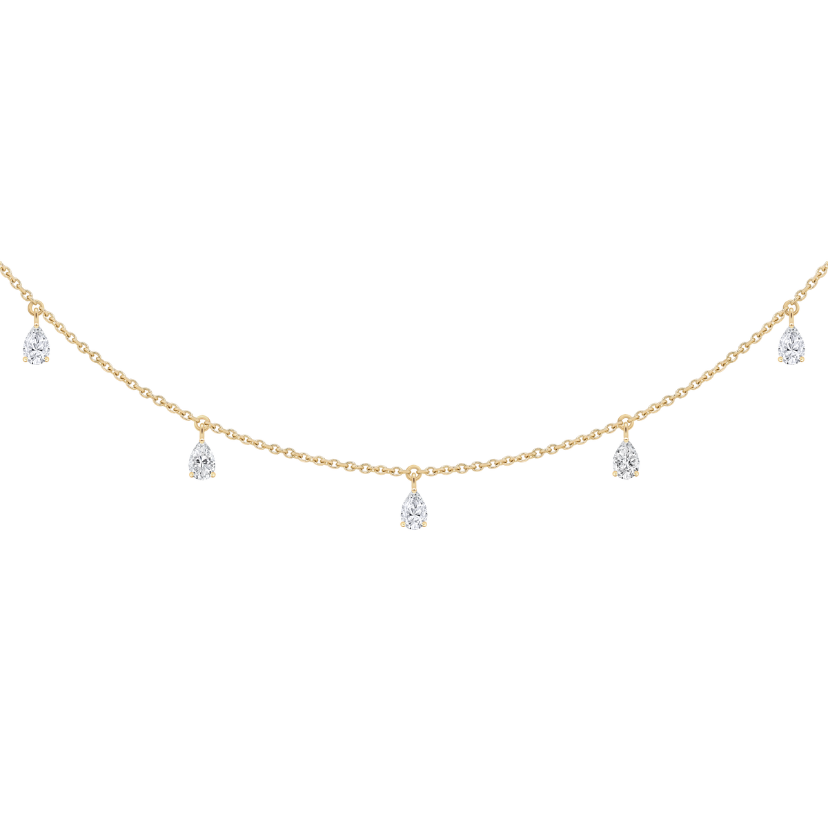 Lab-Grown Diamond Cherry Choker | idyl