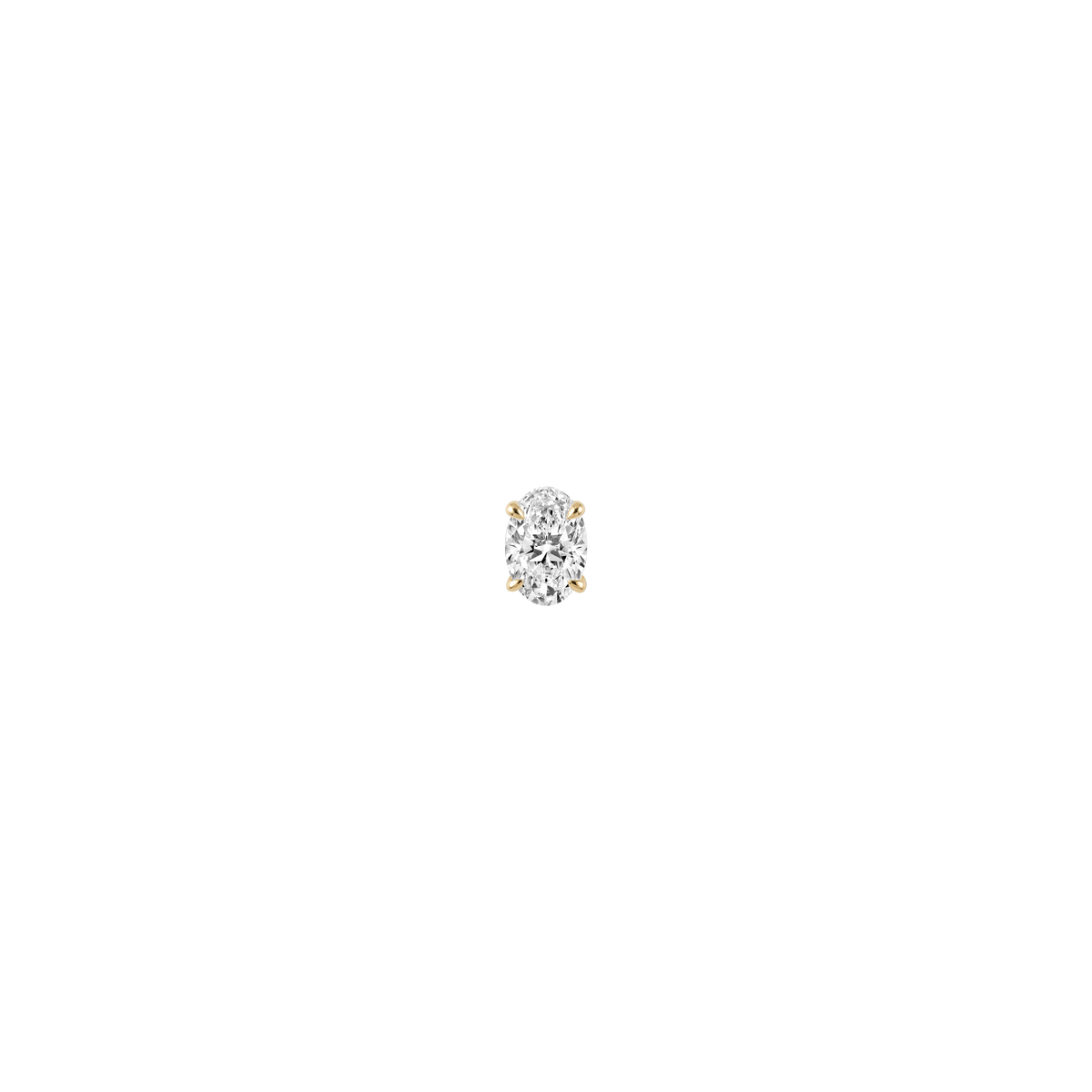 Oval Solitaire Stud Oval Solitaire Stud