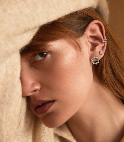 How to Stack Gold Earrings Without Trying Too Hard